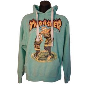 Jon Lauren Women's Size Small Green Thrasher Hoodie